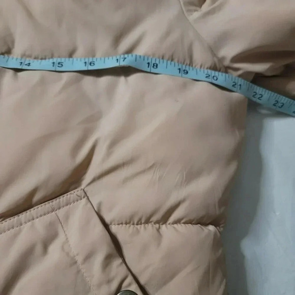 Maralyn & Me Faux-Fur-Trim Hooded Puffer Coat Juniors size M pink mid- length - Picture 4 of 10